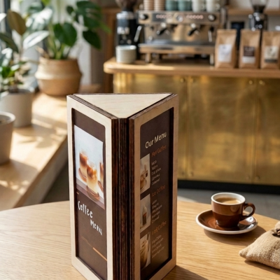 triangular menu holder v2